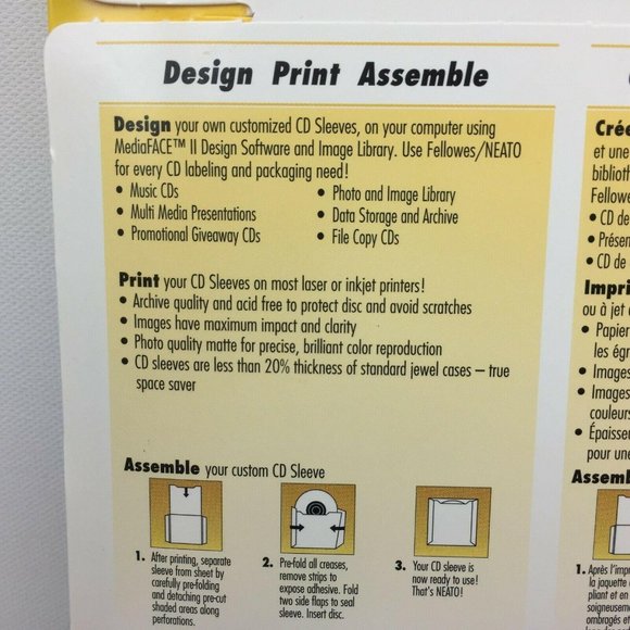 Fellowes Neato 20 Photo Quality White Matte Finish - Picture 6 of 7